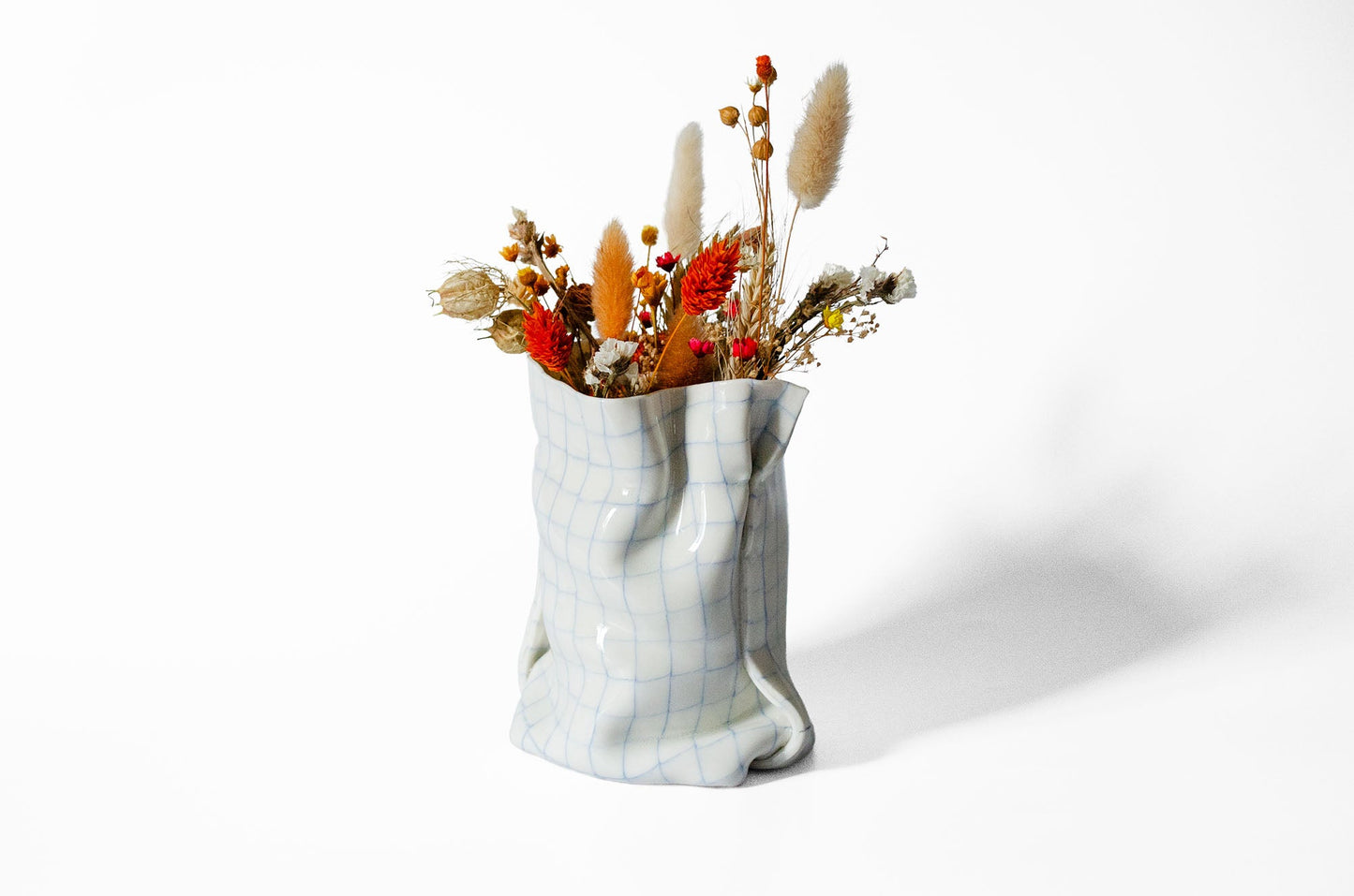 Tall Nerikomi Bag Vase