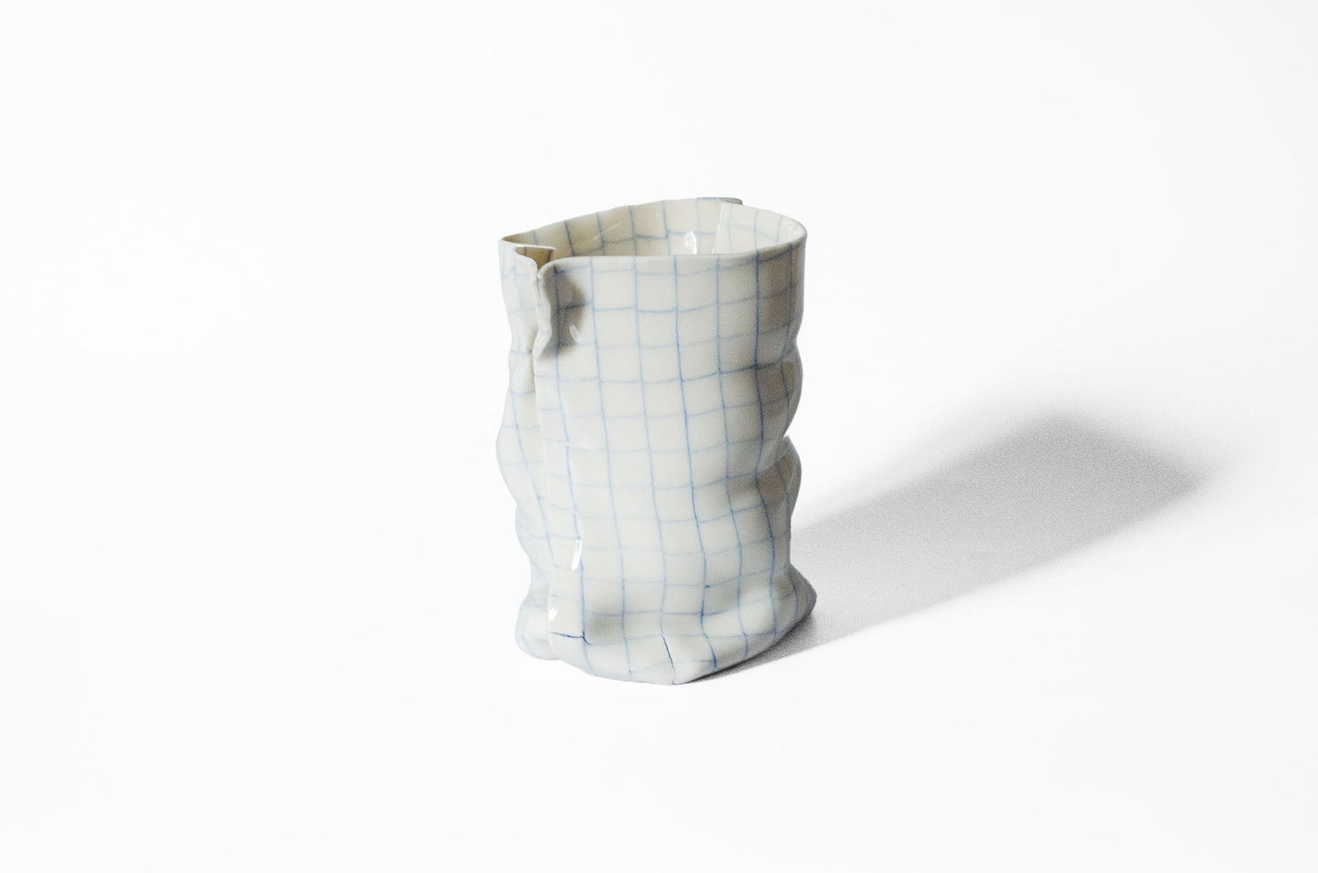 Tall Nerikomi Bag Vase