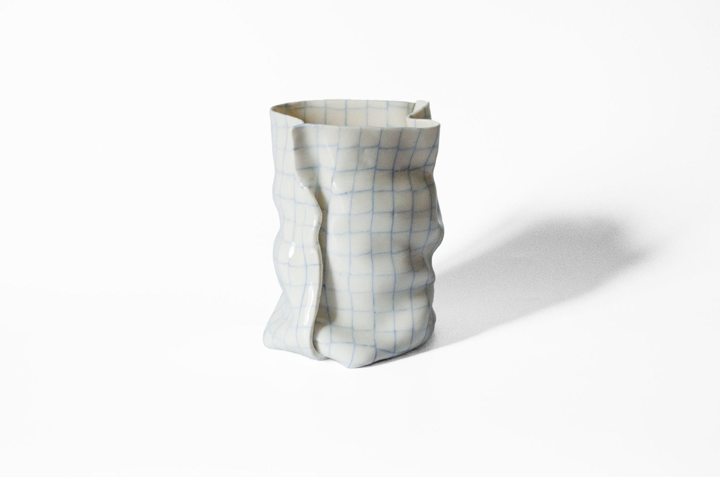 Tall Nerikomi Bag Vase