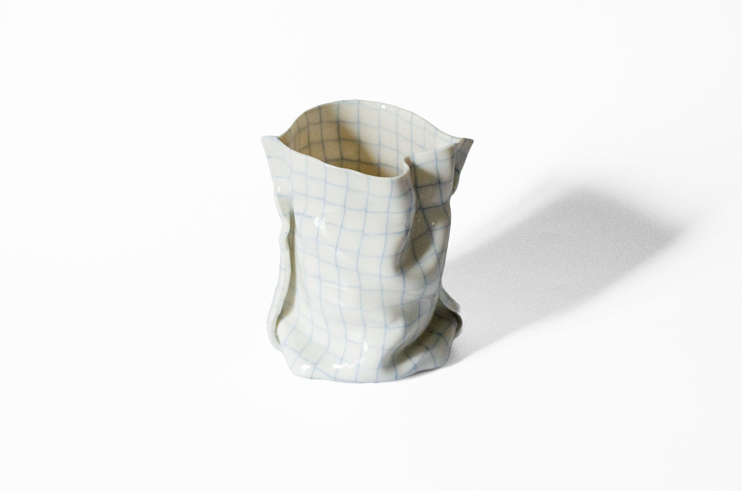 Tall Nerikomi Bag Vase