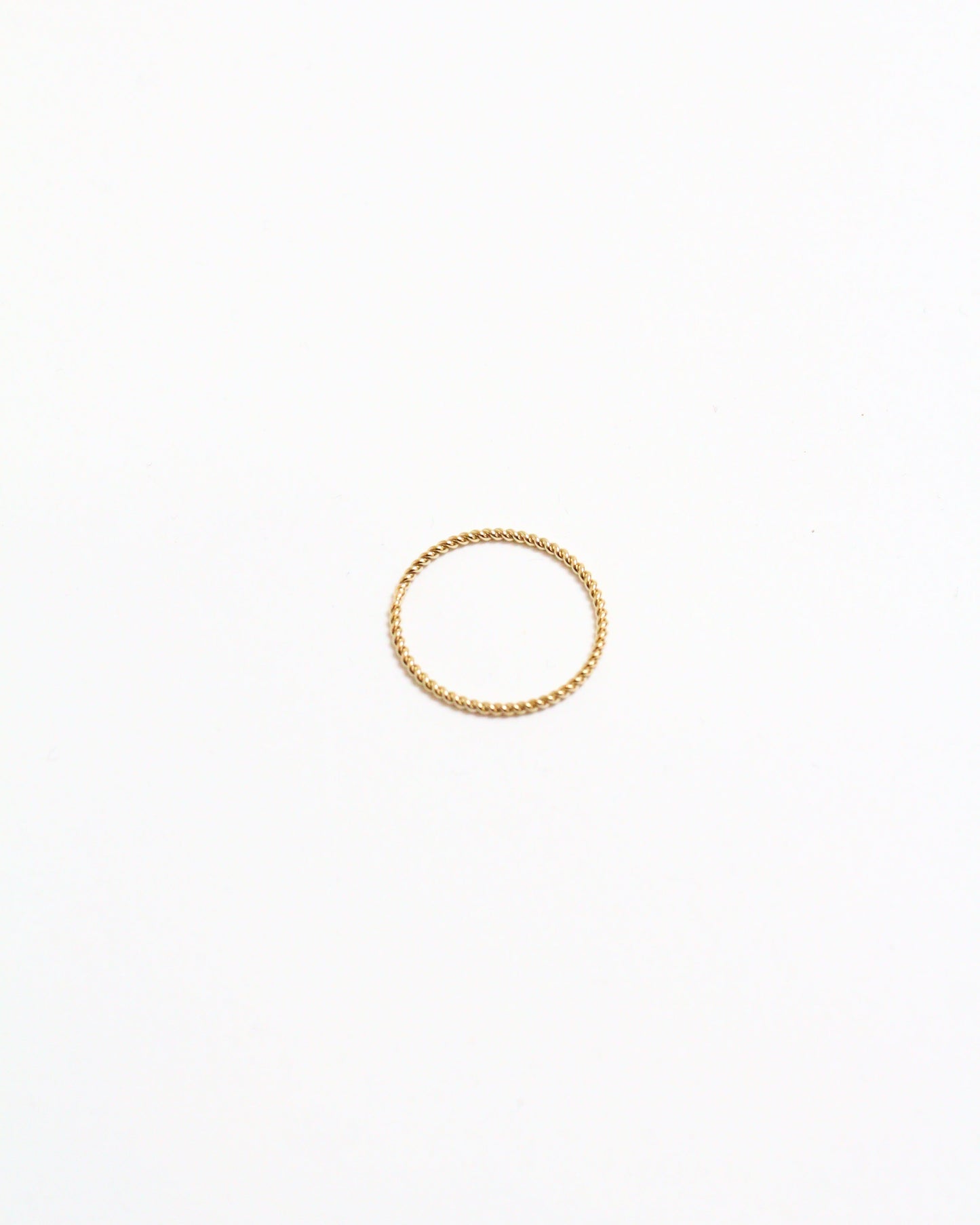 14k Gold-Filled Twisted Delicate Ring