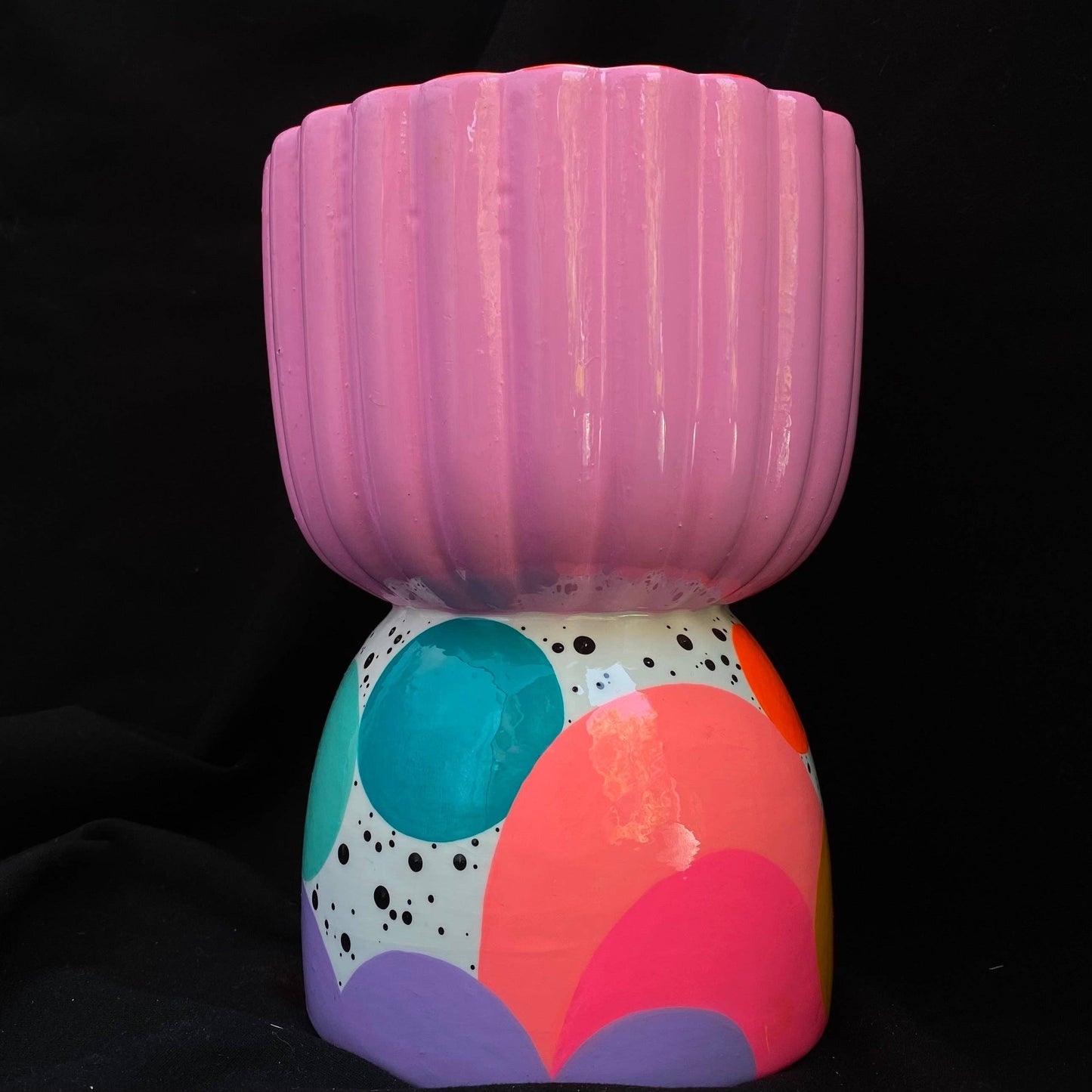 Modern Artifact Planter Double Bubble