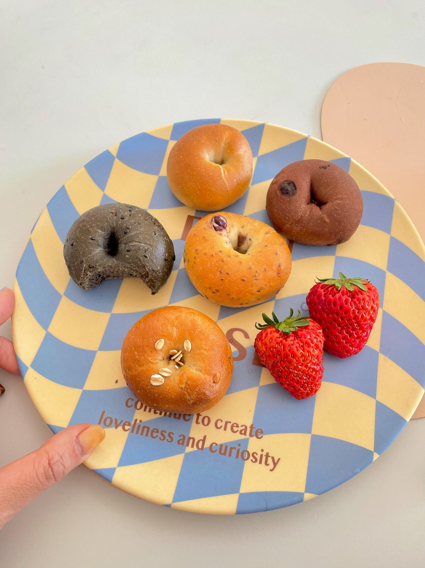 3 - Pack Whimsical Bamboo Fiber Plates