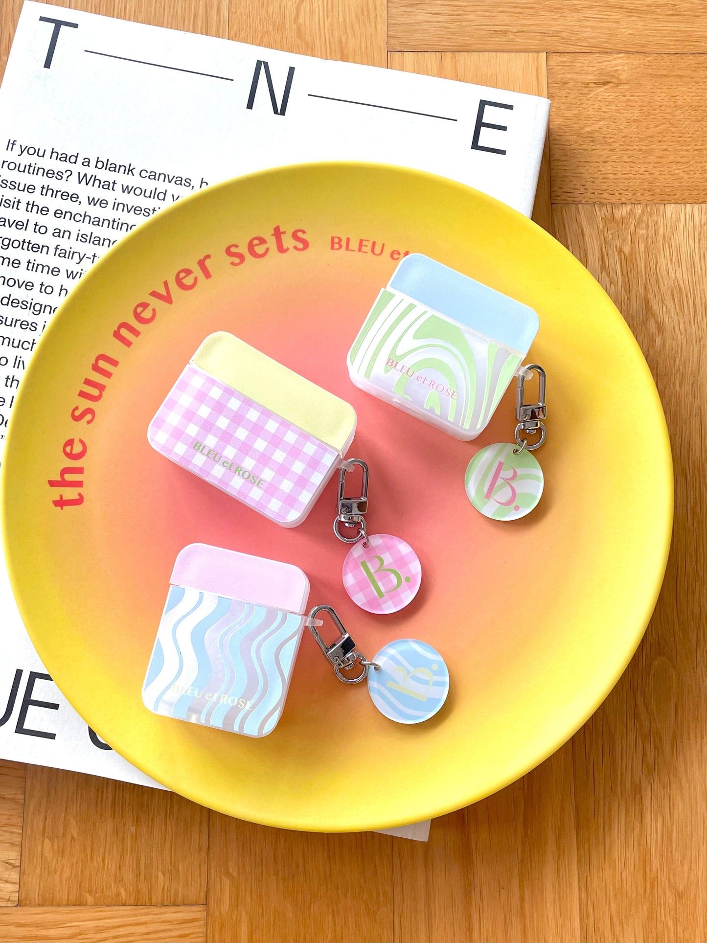 3 - Pack Whimsical Bamboo Fiber Plates