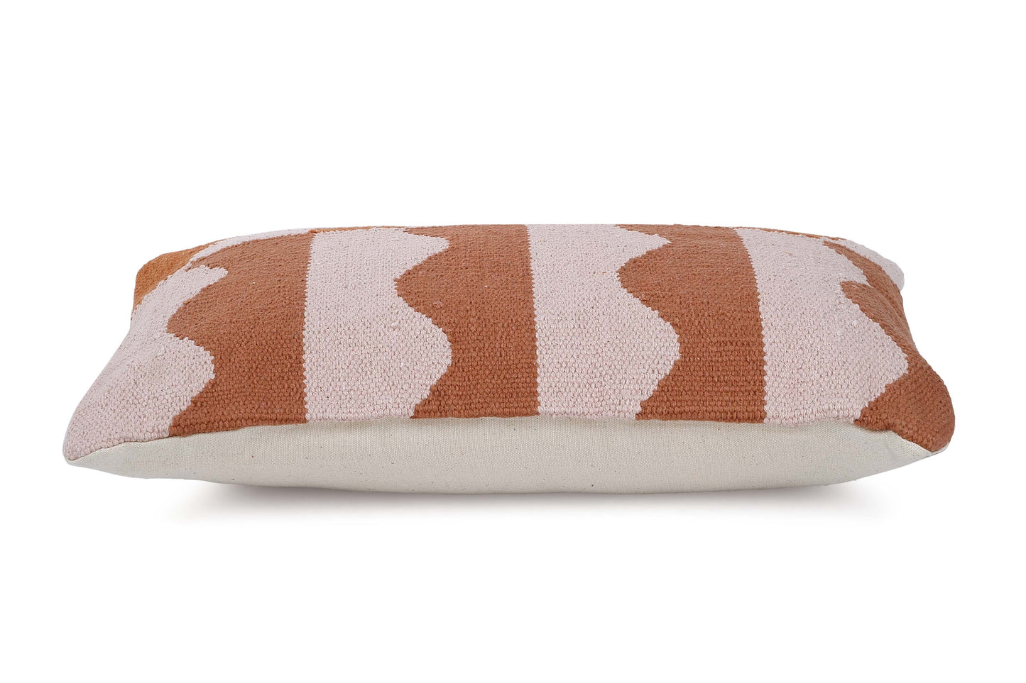 Ocean Lumbar Pillow, Earth - 14x20 Inch