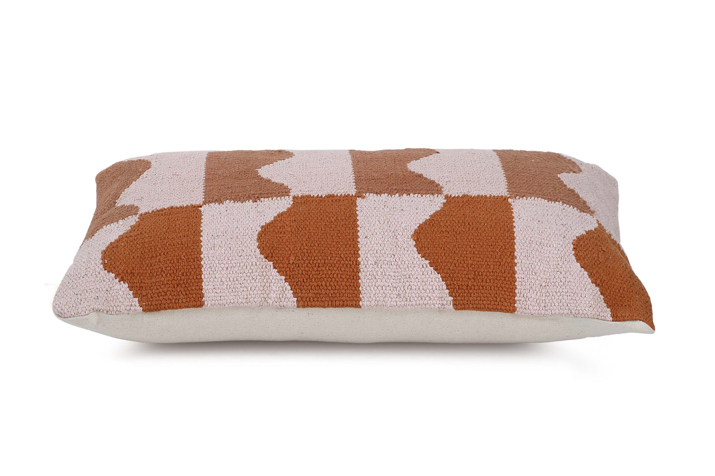 Ocean Lumbar Pillow, Earth - 14x20 Inch