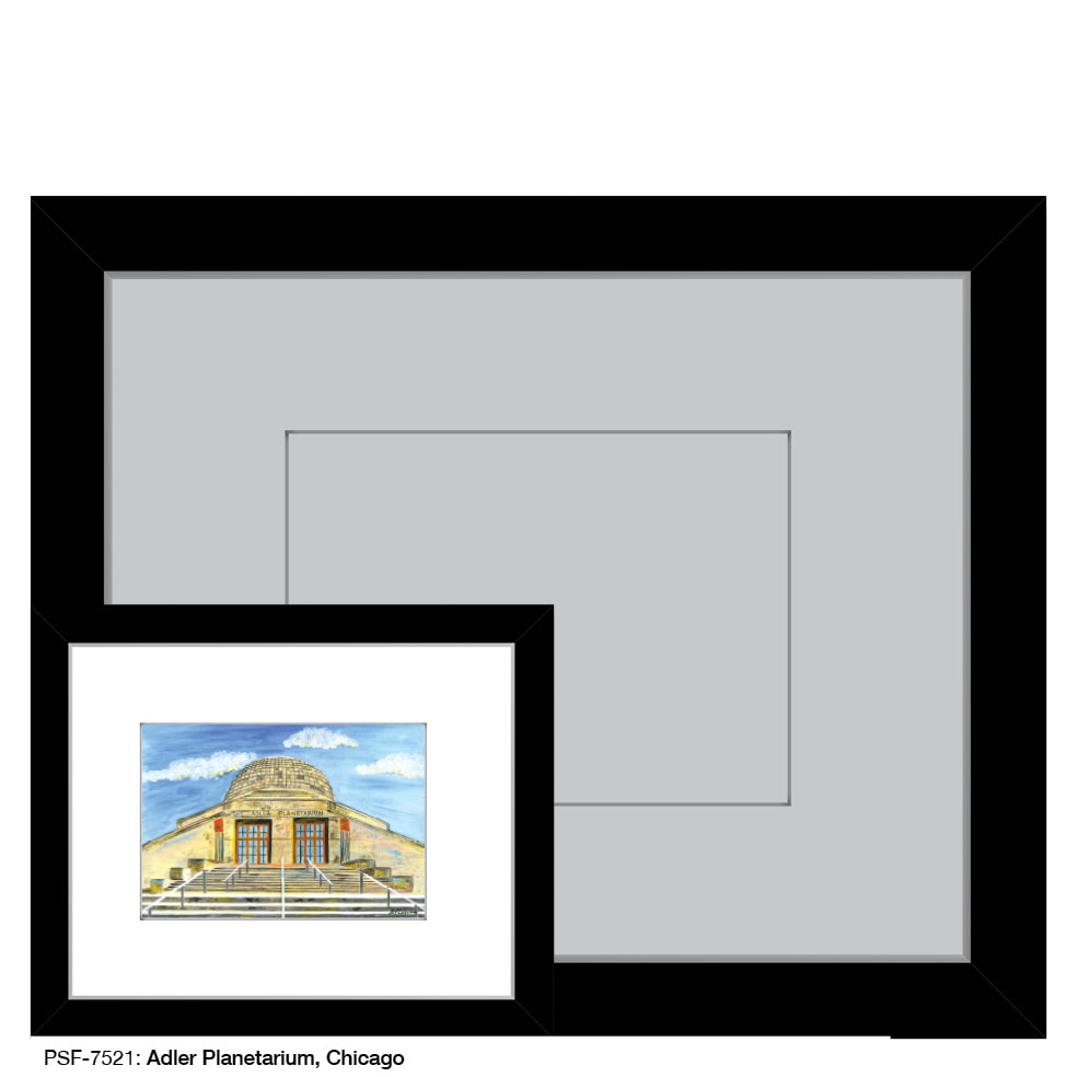 Adler Planetarium, Chicago, Print (#7521A)