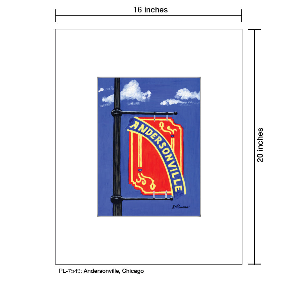 Andersonville, Chicago, Print (#7549A)
