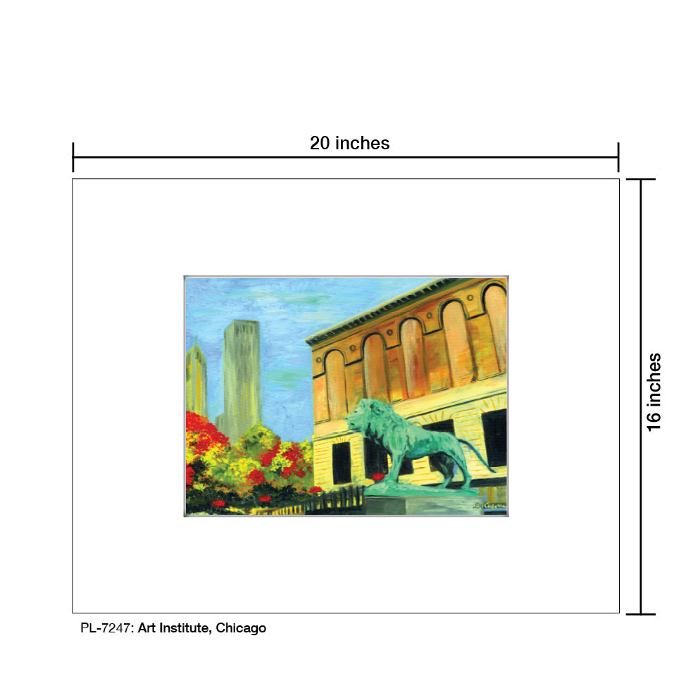 Art Institute, Chicago, Print (#7247A)