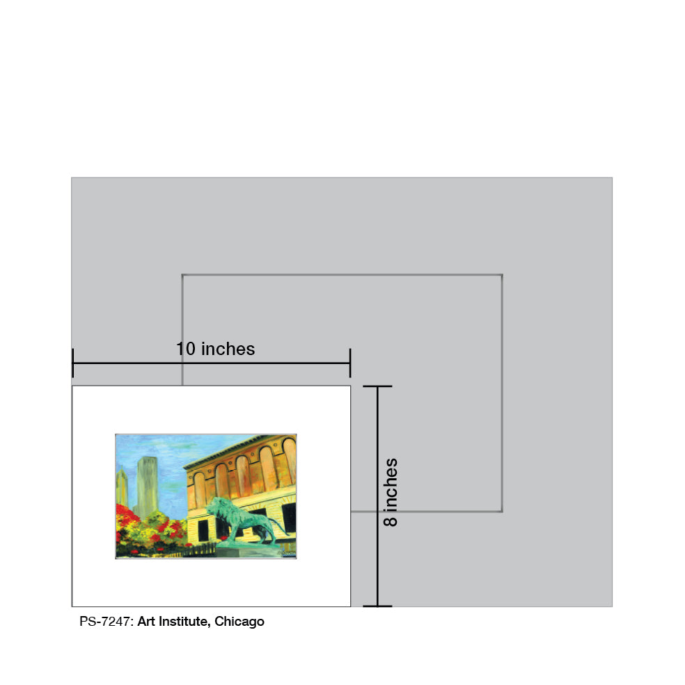 Art Institute, Chicago, Print (#7247A)