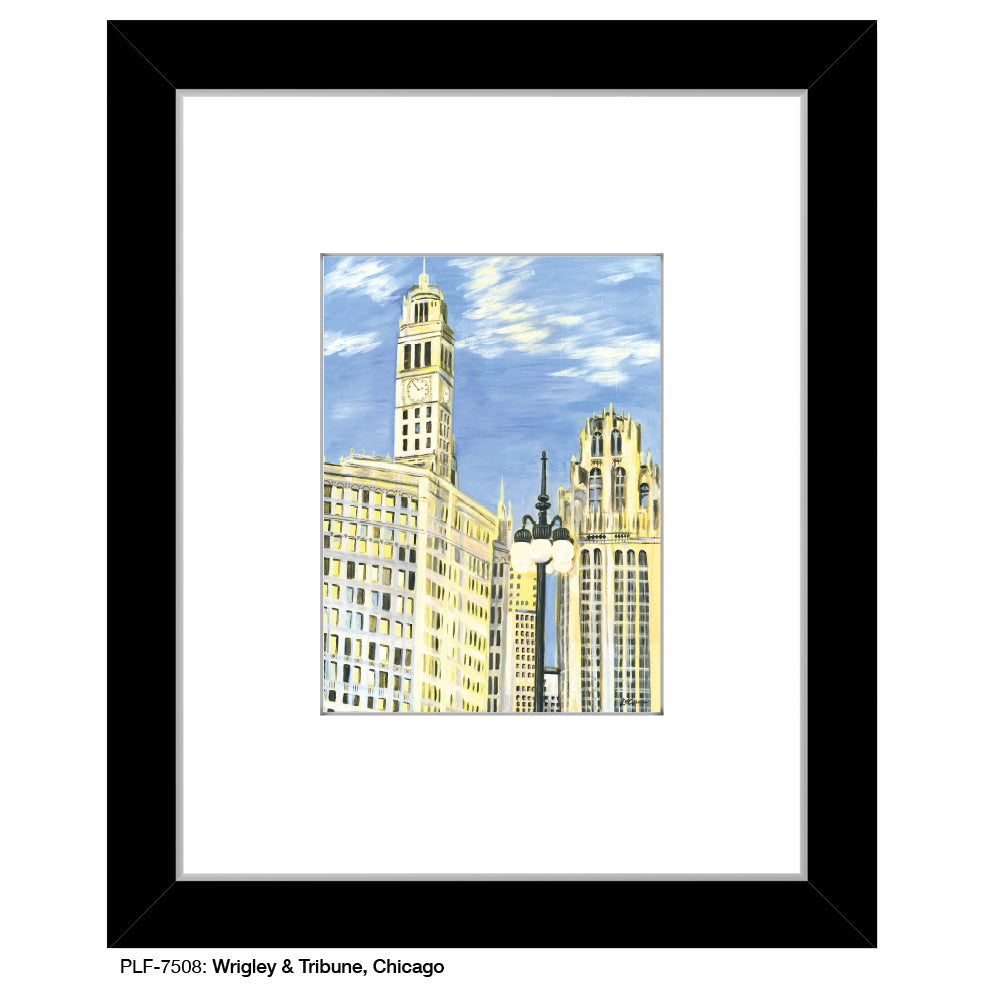 Wrigley & Tribune, Chicago, Print (#7508A)