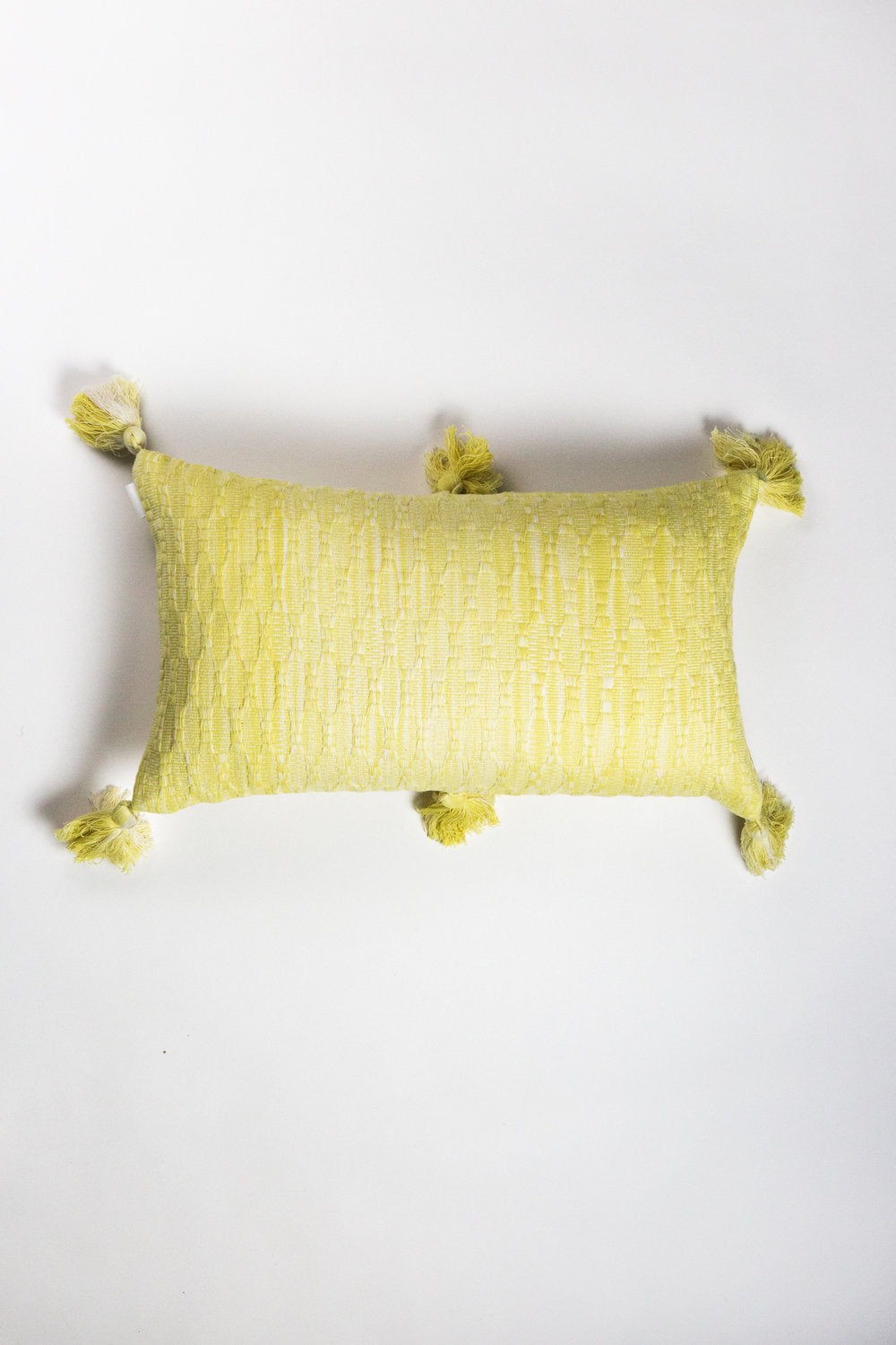 Antigua Pillow - Faded Yellow Solid