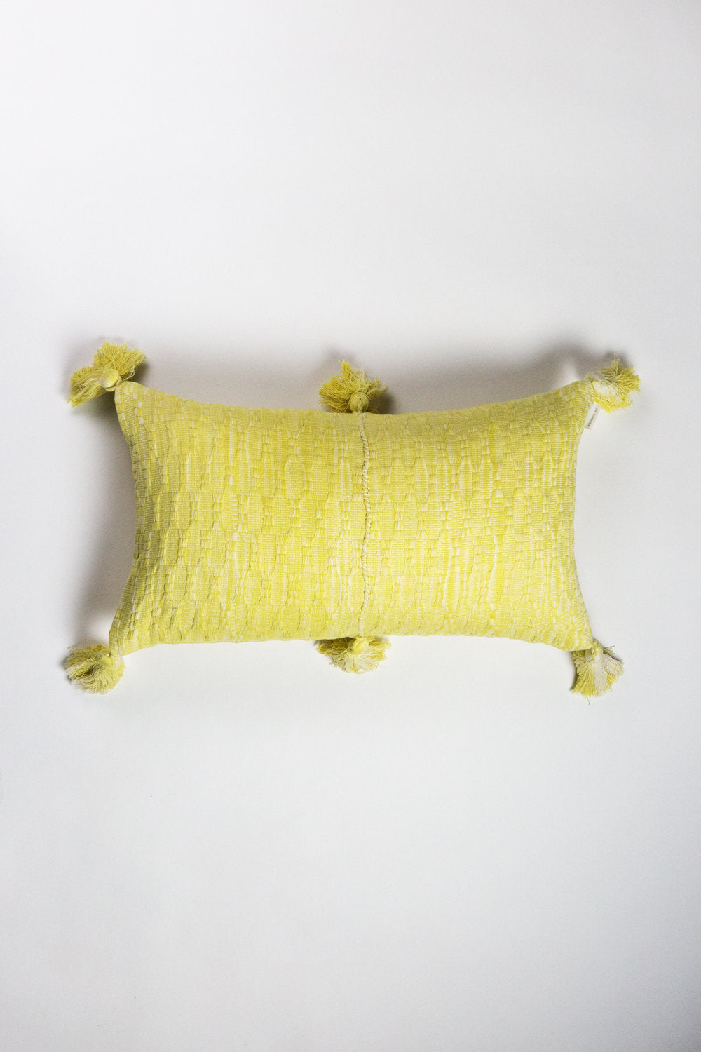 Antigua Pillow - Faded Yellow Solid