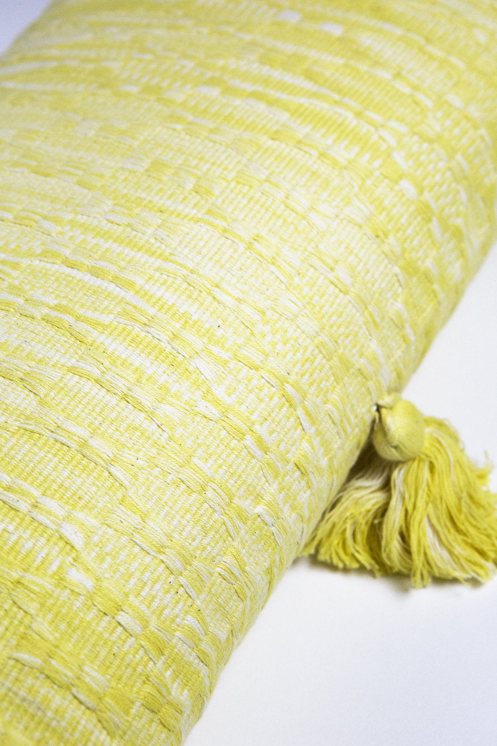 Antigua Pillow - Faded Yellow Solid
