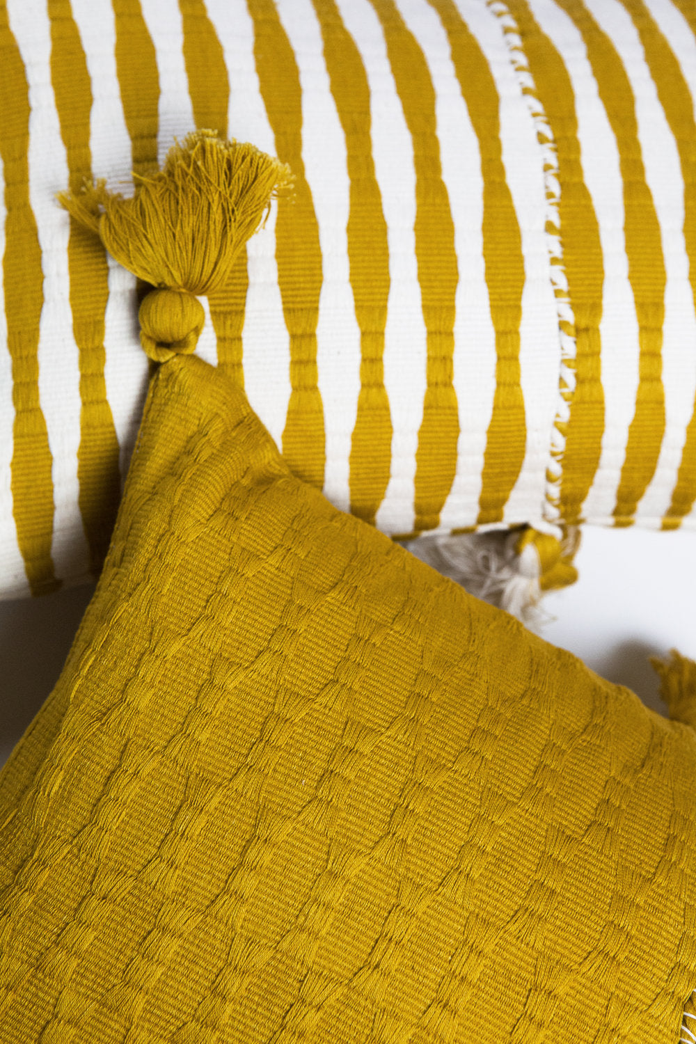 Antigua Pillow - Ochre Solid