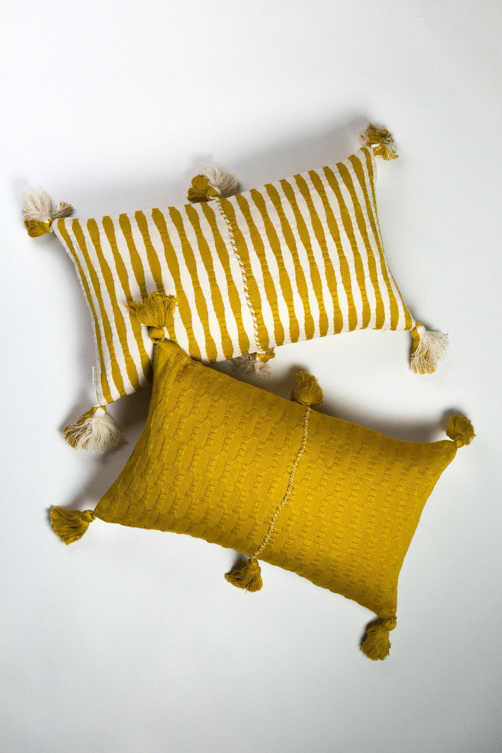 Antigua Pillow - Ochre Solid