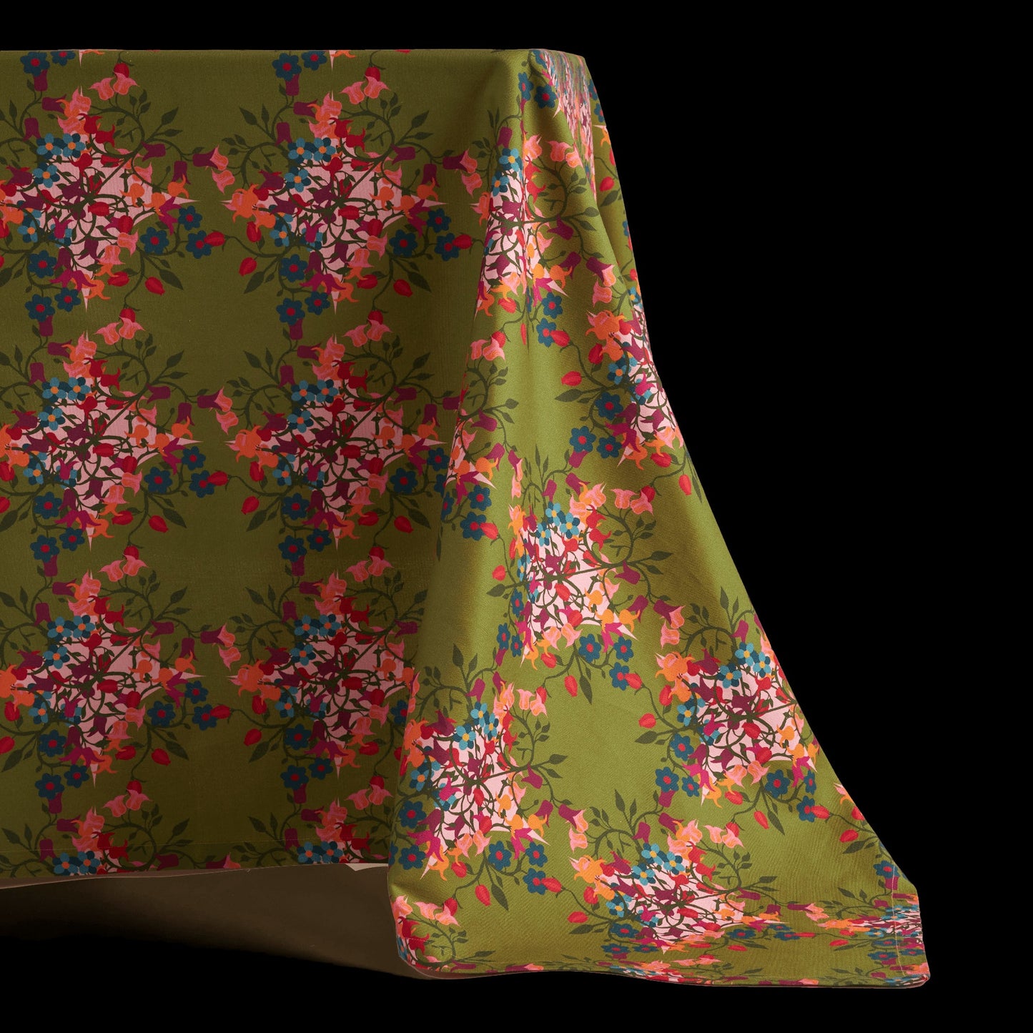 Tablecloth Blumen Green