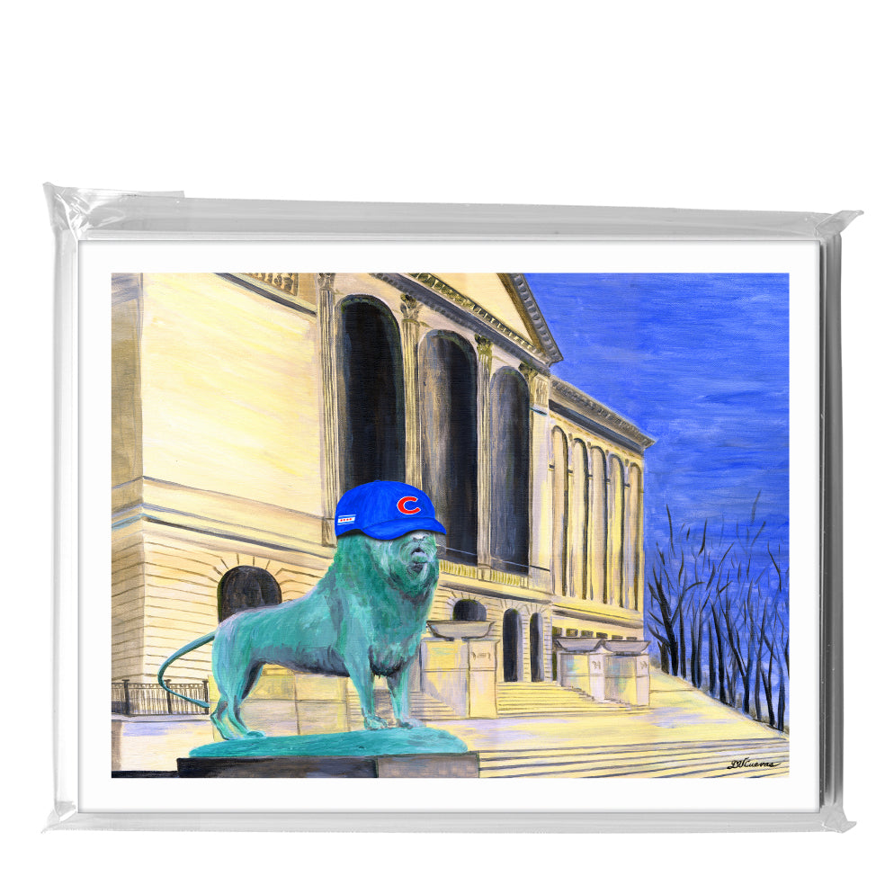 Art Institute Patina, Chicago, Greeting Card (7241B)