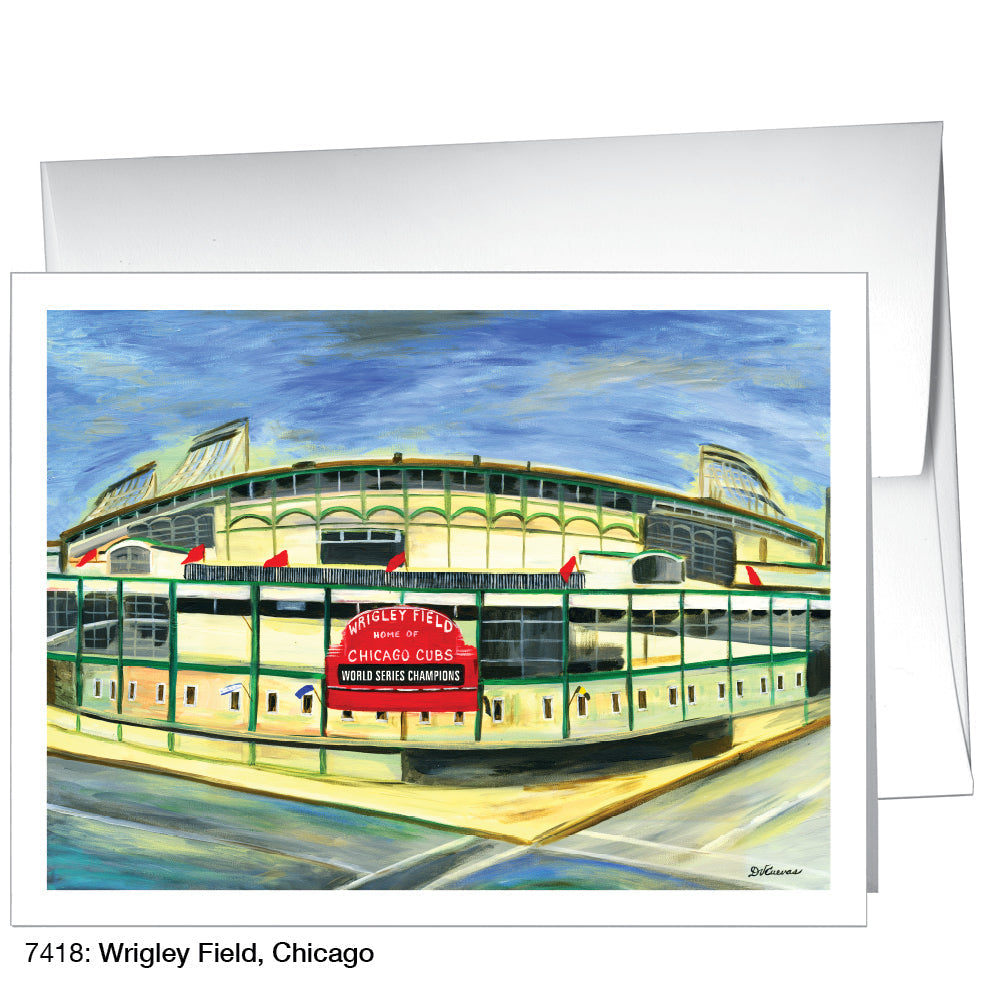 Wrigley Field, Chicago, Greeting Card (7418B)