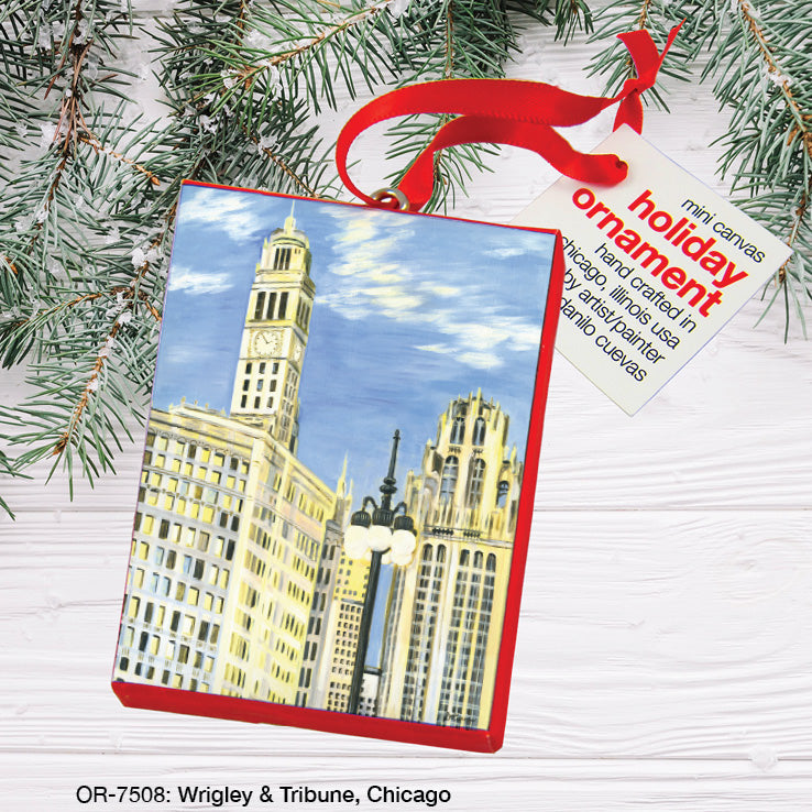 Wrigley & Tribune, Chicago, Ornament (OR-7508A)