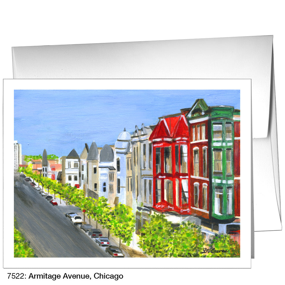 Armitage Avenue, Chicago, Greeting Card (7522A)