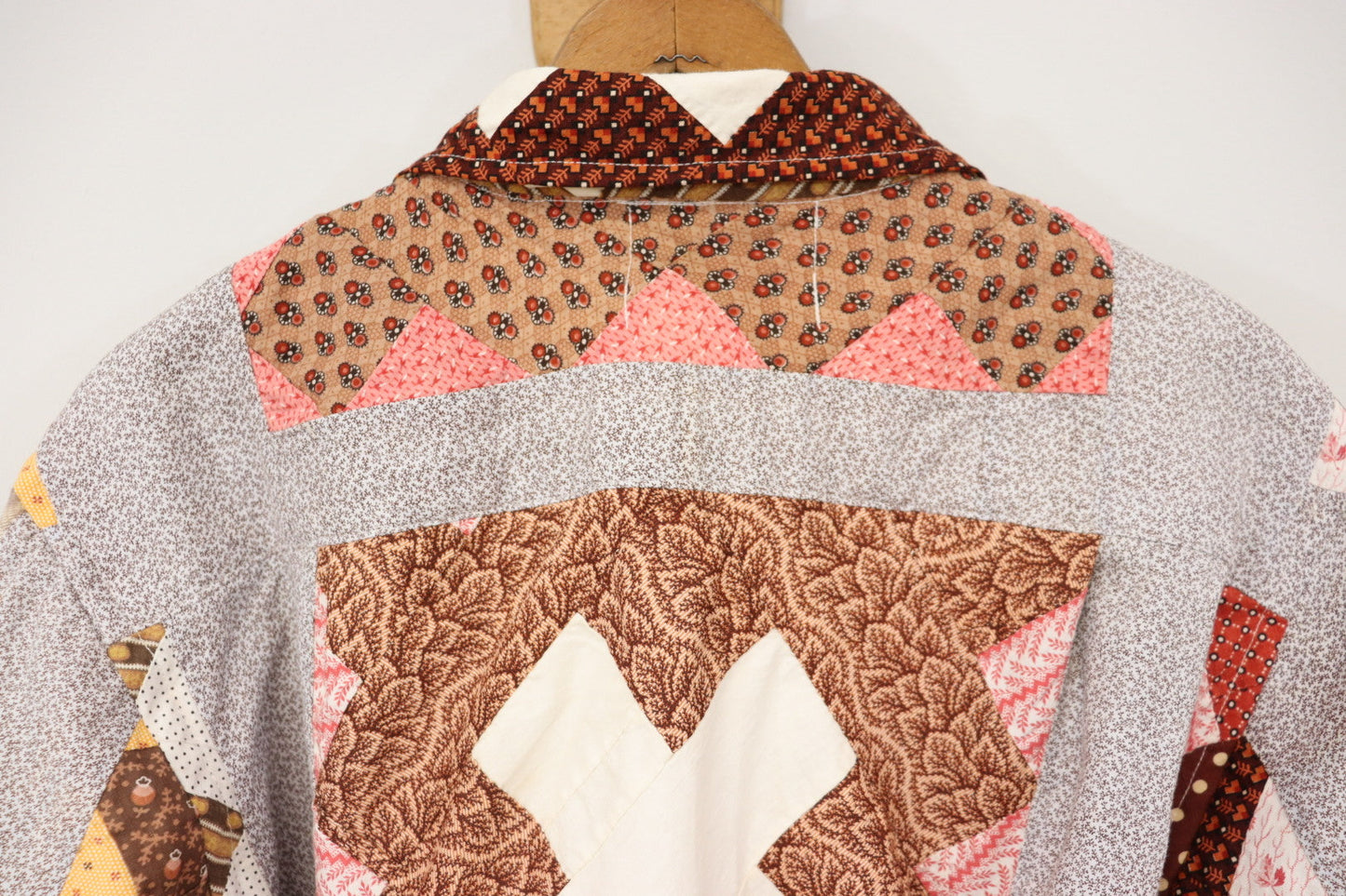 Jessie Quilt Long Sleeve Button Down Sz L JLS7
