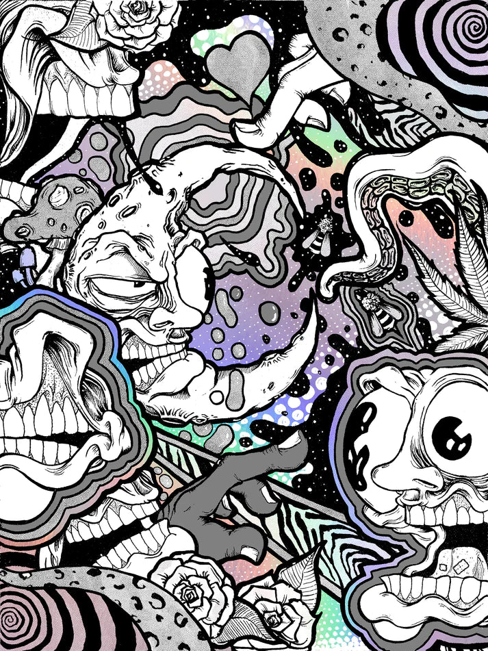 Aaron Brooks "Spring (Holographic Foil)" Print