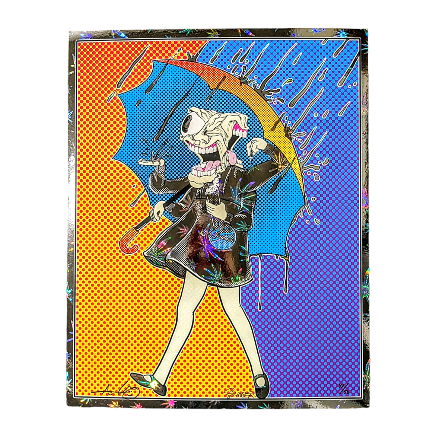 Aaron Brooks x Slinger "Slinger Collab (Leaf Foil)" Print