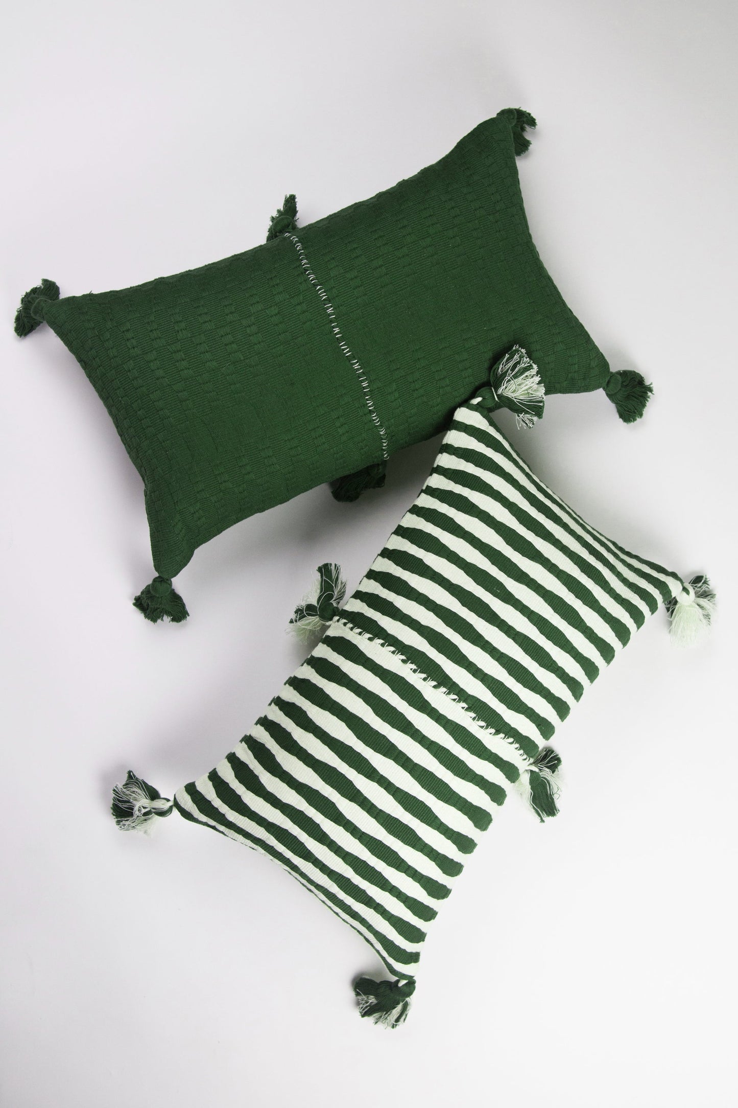 Antigua Pillow - Forest Solid