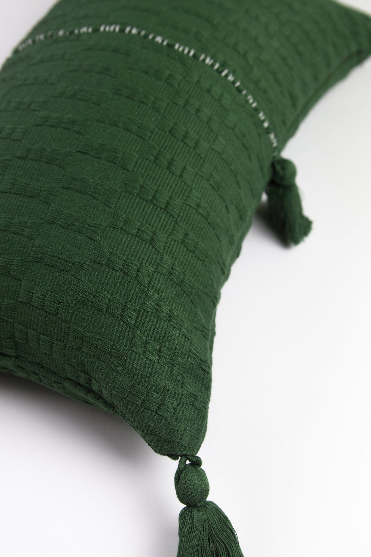 Antigua Pillow - Forest Solid