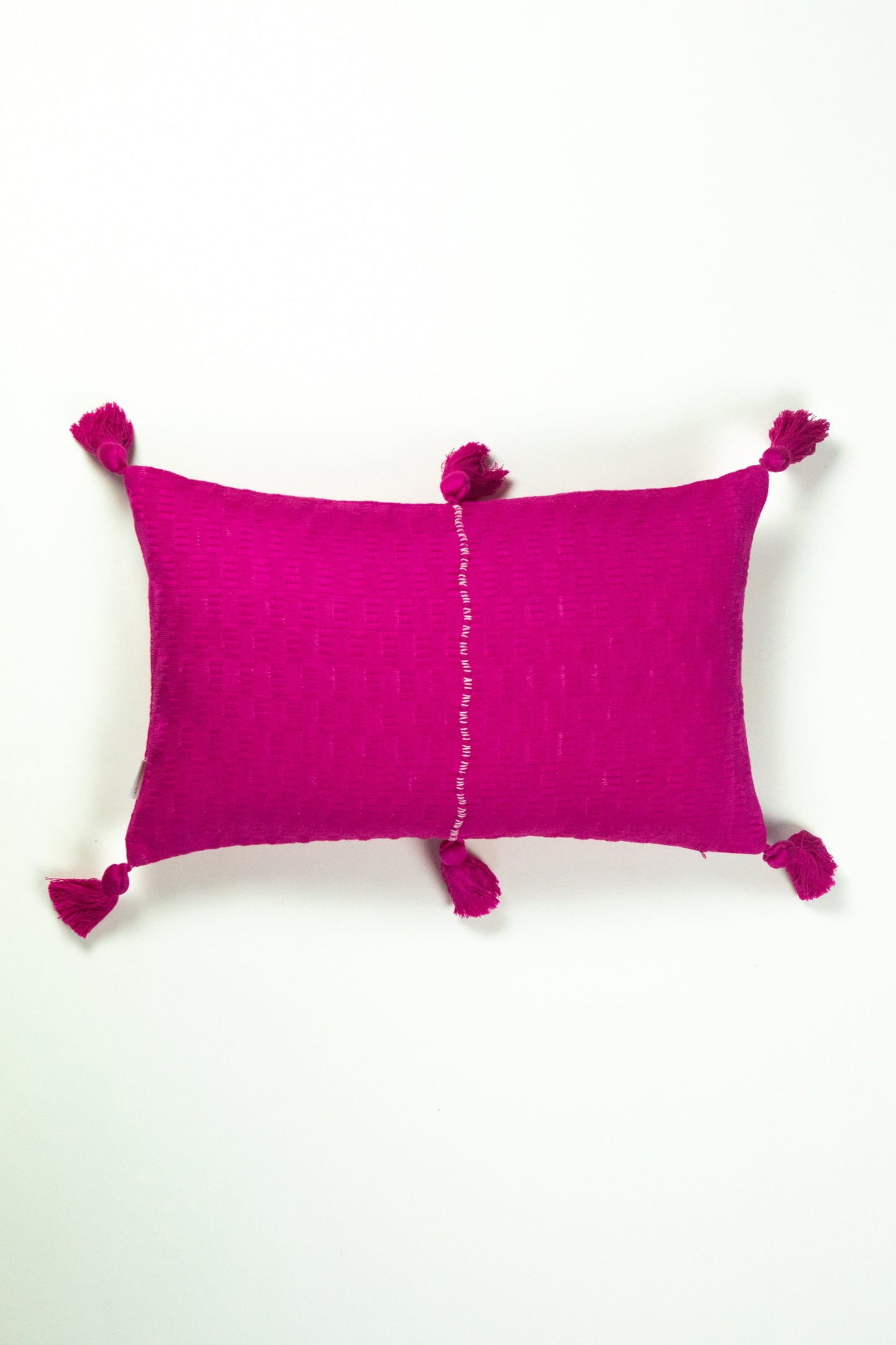 Antigua Pillow - Fuchsia Pink Solid