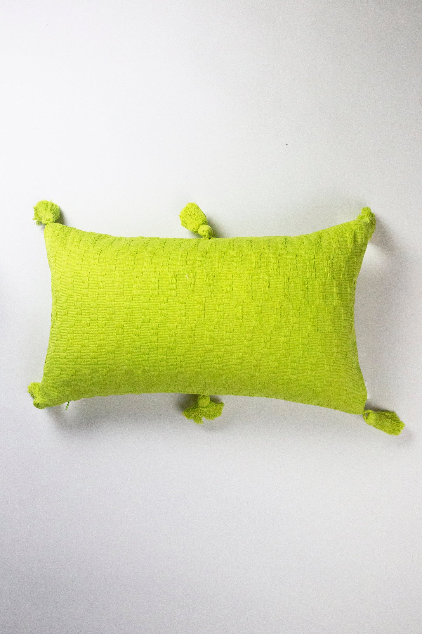 Antigua Pillow - Lemon Lime Solid
