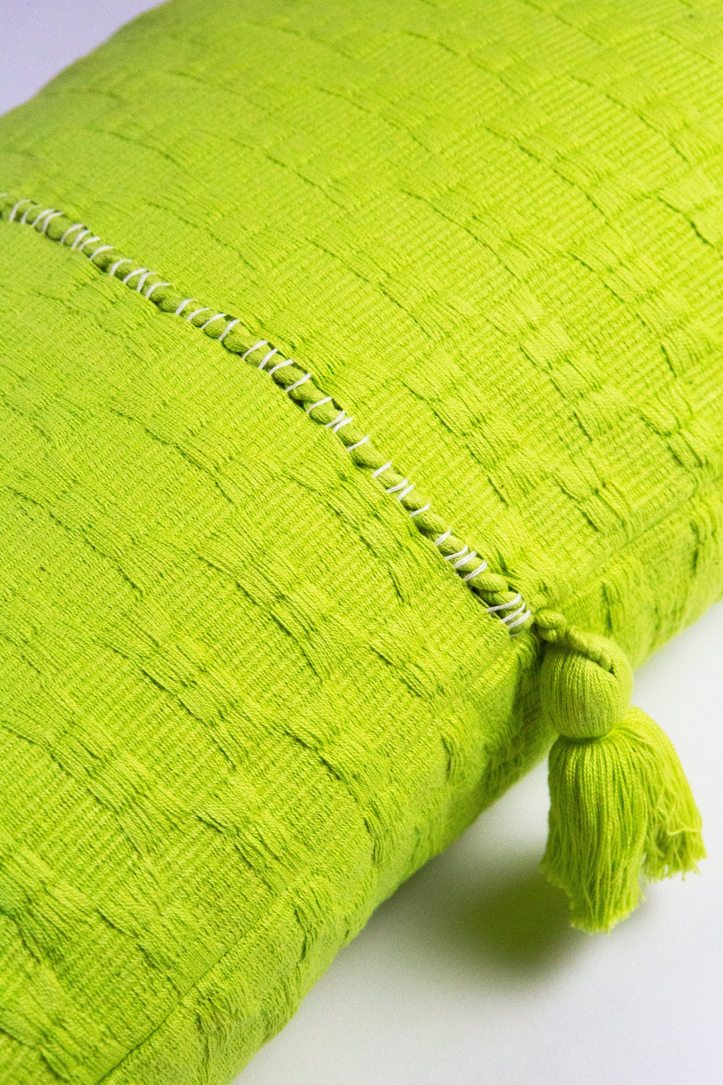 Antigua Pillow - Lemon Lime Solid