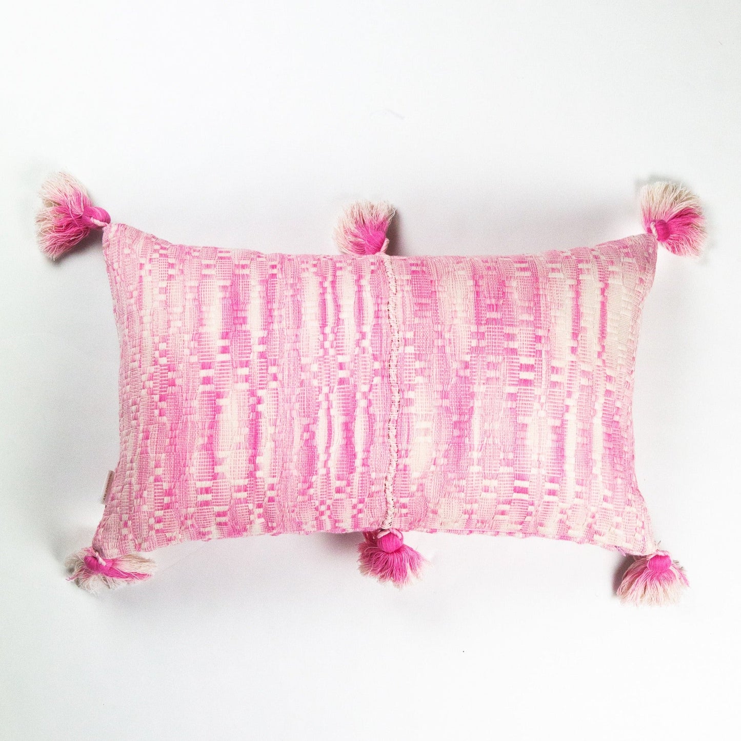 Antigua Pillow - Faded Pink Solid