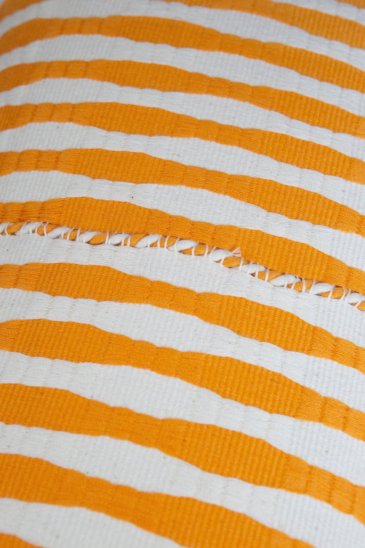 Antigua Pillow - Orange Striped
