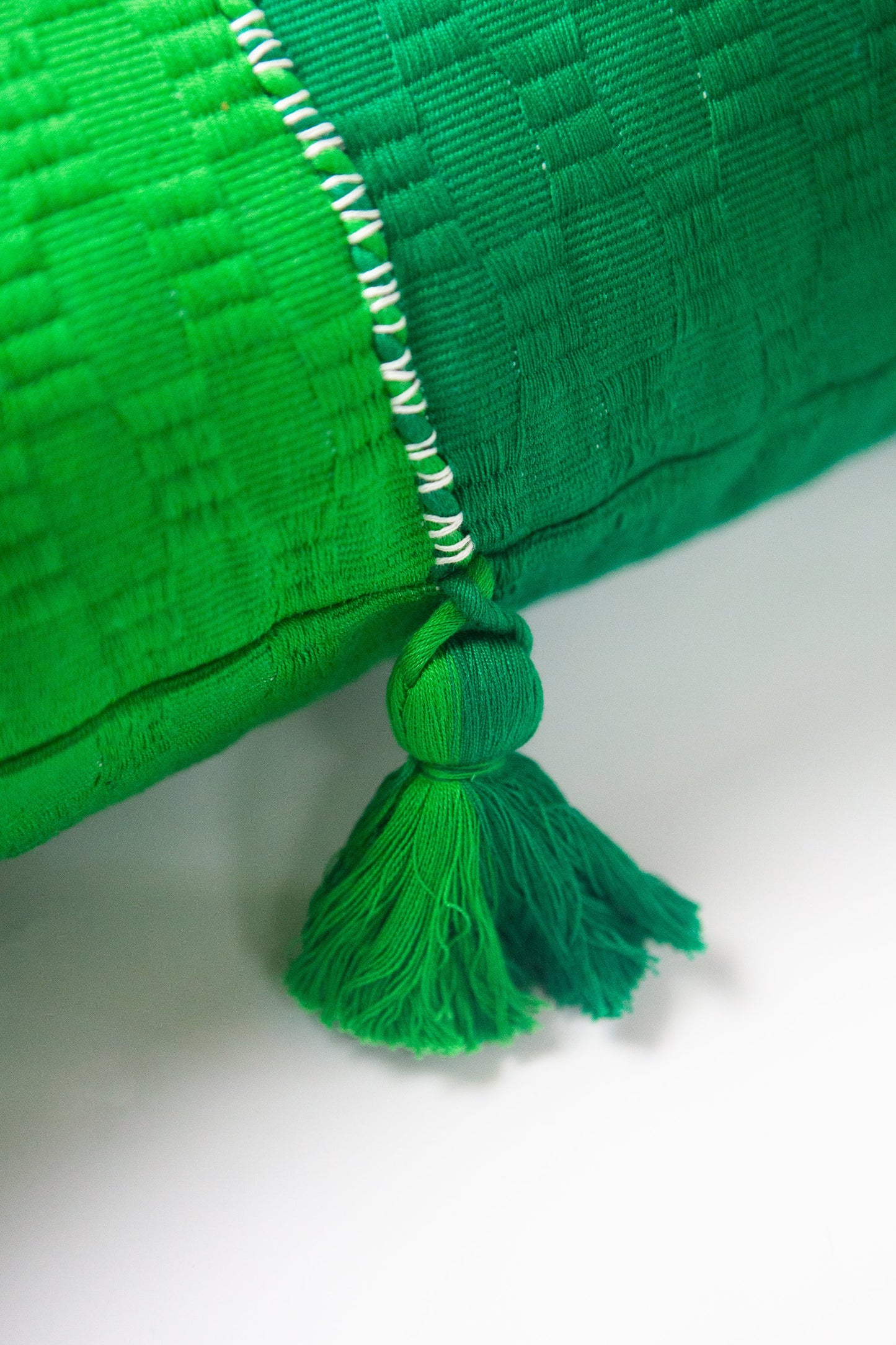 Antigua Pillow - Green Colorblocked