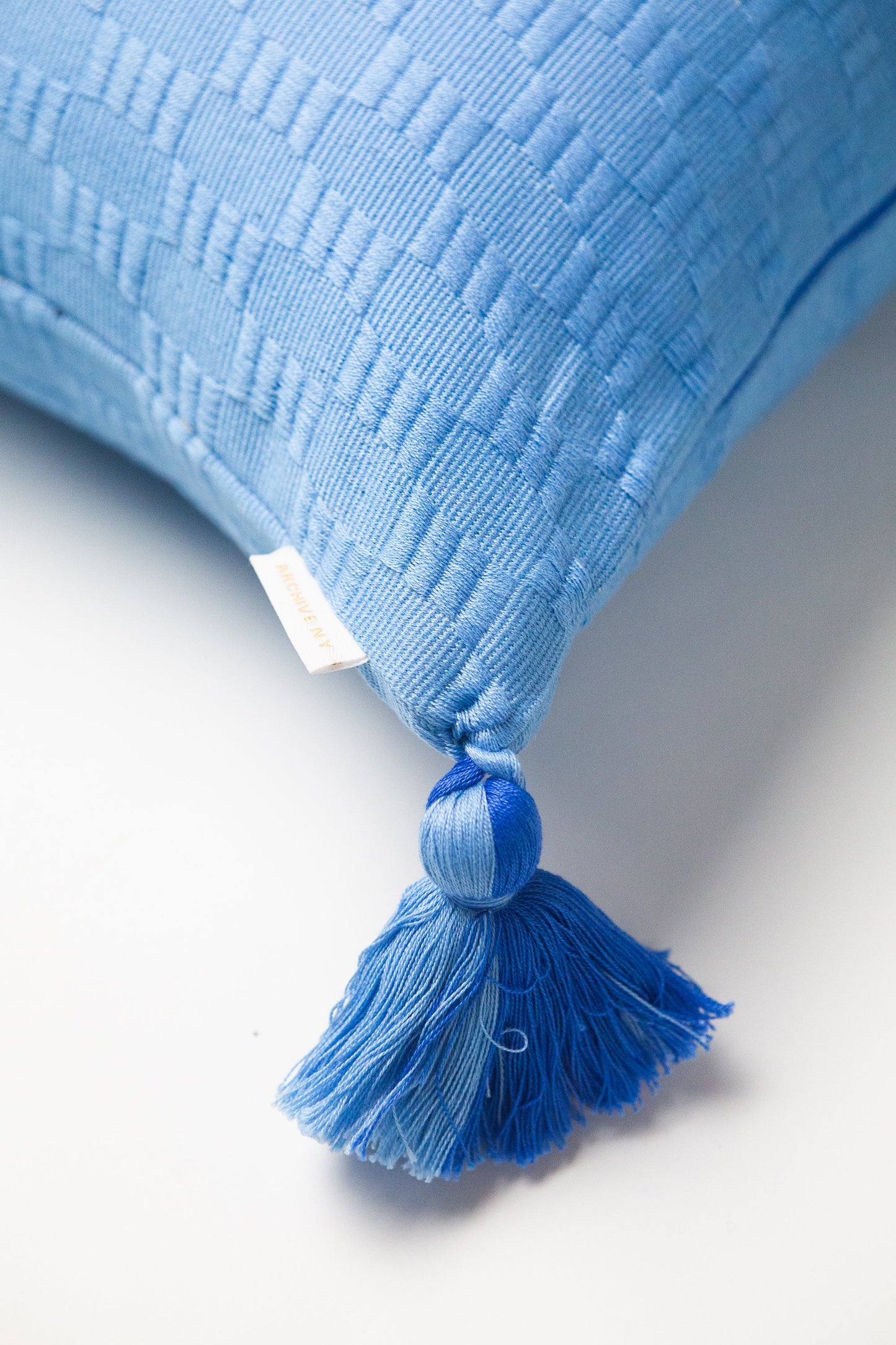 Antigua Pillow - Blue Colorblocked