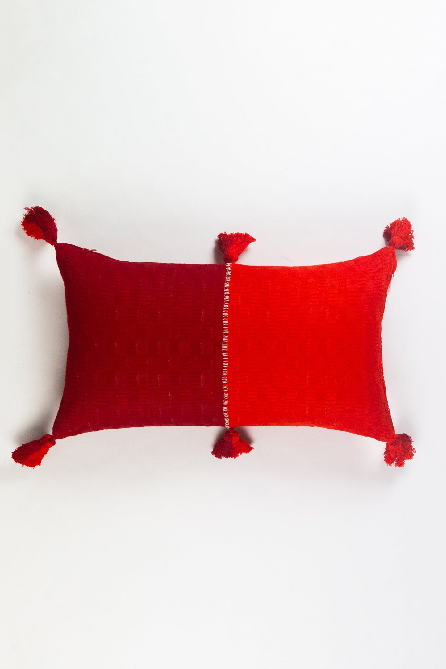Antigua Pillow - Red Colorblocked