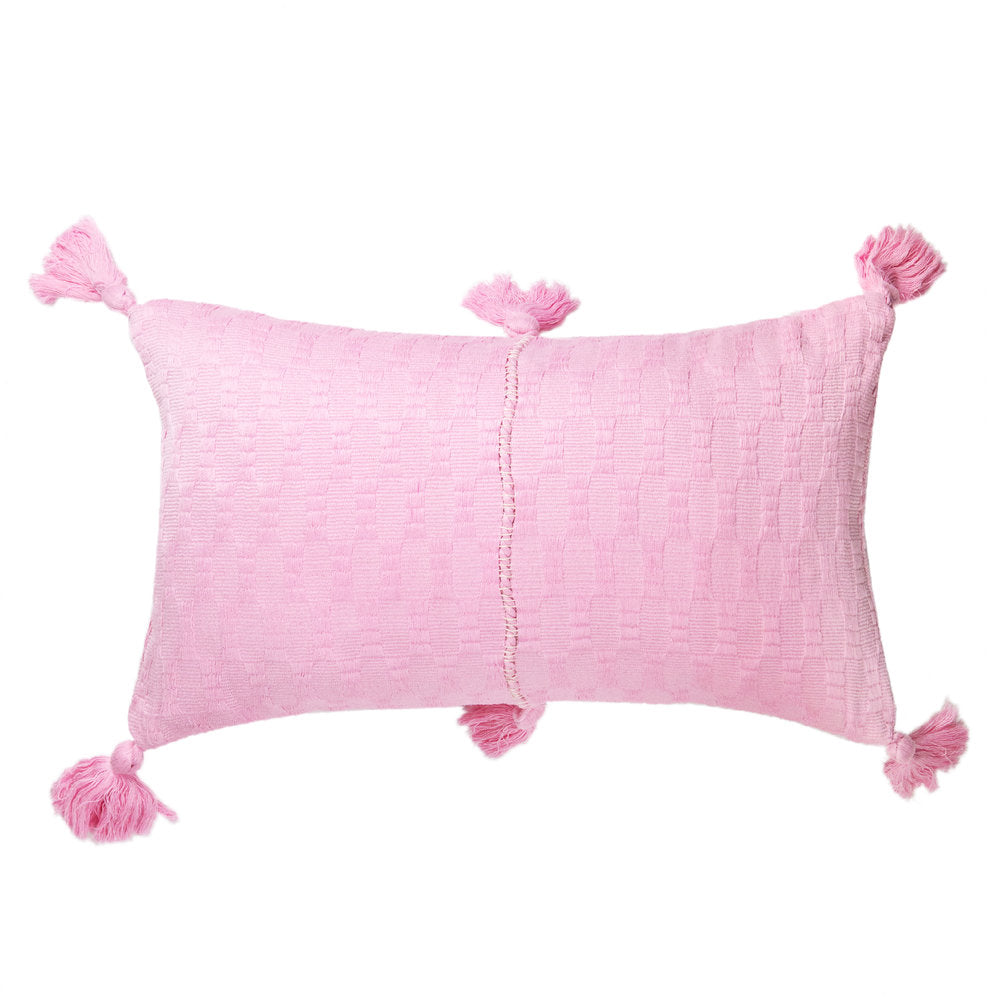 Antigua Pillow - Baby Pink Solid