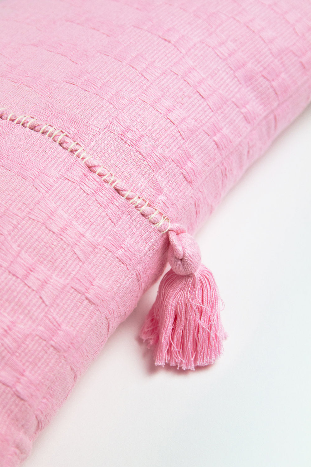 Antigua Pillow - Baby Pink Solid