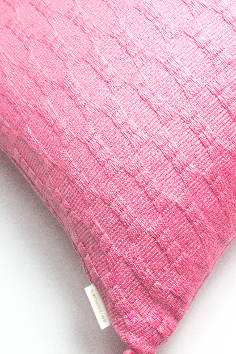 Antigua Pillow - Bubblegum Pink Solid
