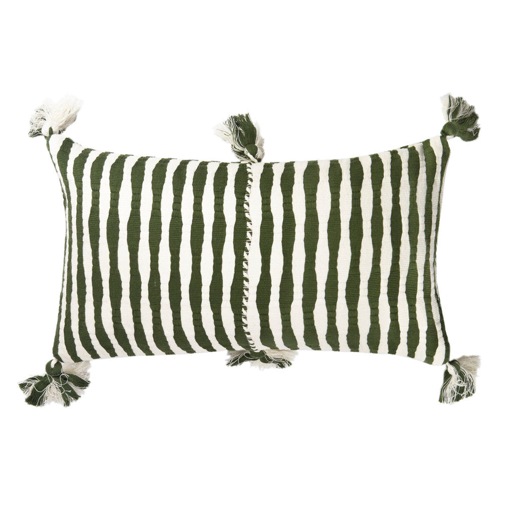 Antigua Pillow - Forest Stripe