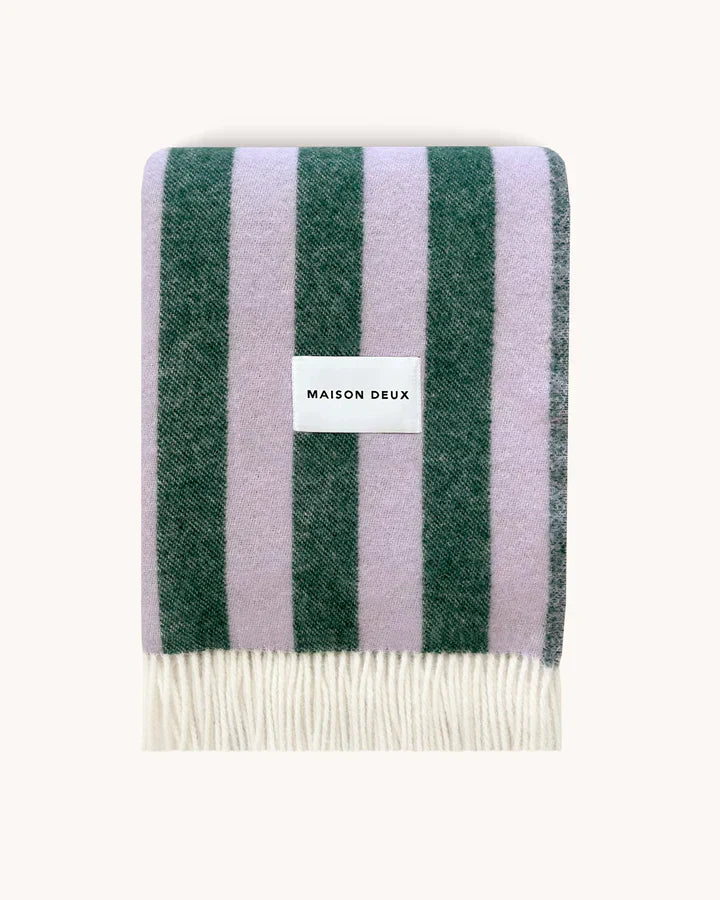 Blanket CANDY WRAP Lilac / Green 4.25 x 6.5 ft