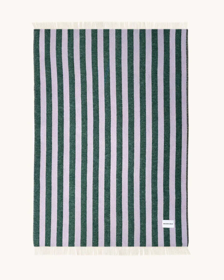 Blanket CANDY WRAP Lilac / Green 4.25 x 6.5 ft