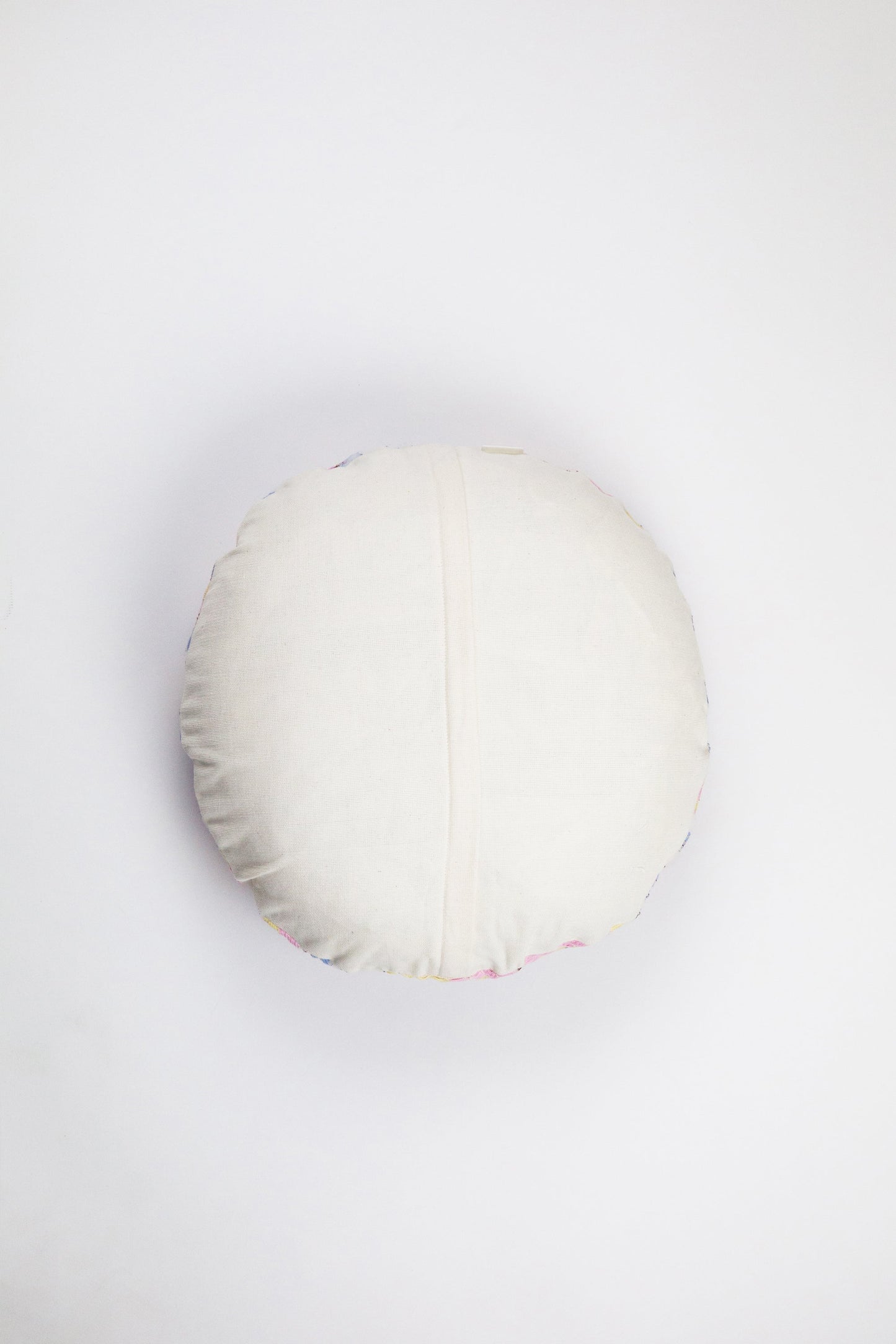 Cotzal Brocade Circle Pillow