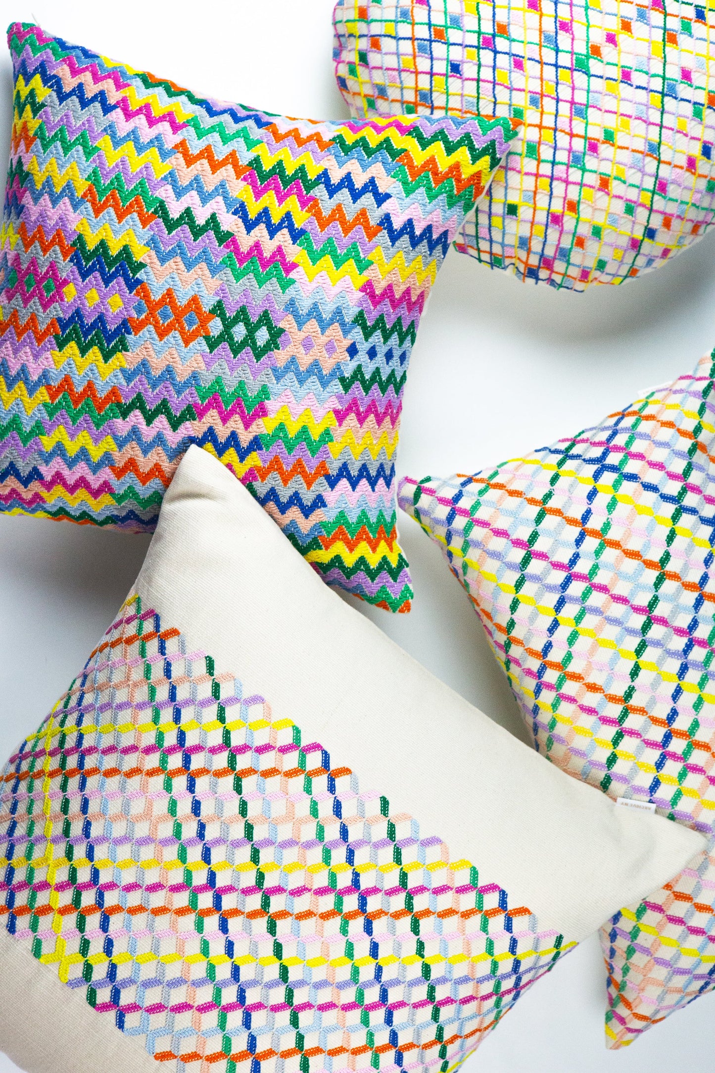 Cotzal Brocade Circle Pillow