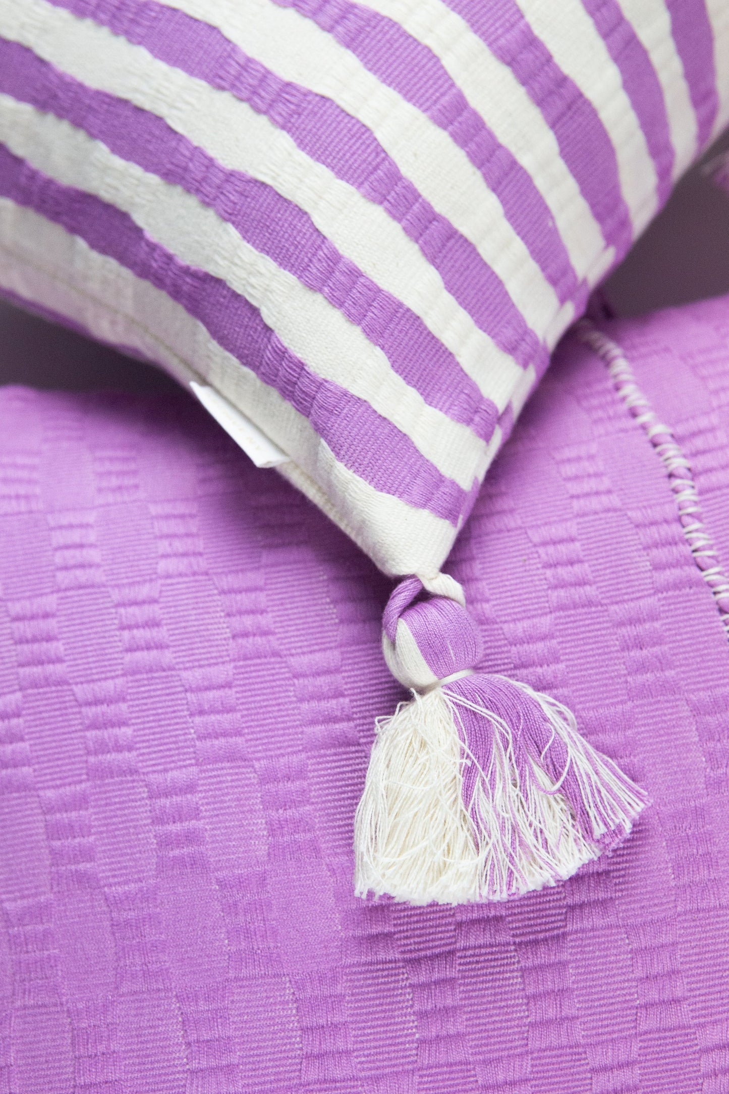 Antigua Pillow - Orchid Stripe