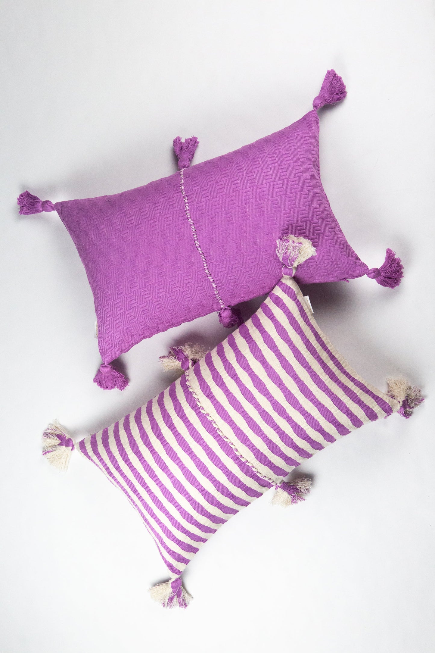 Antigua Pillow - Orchid Stripe