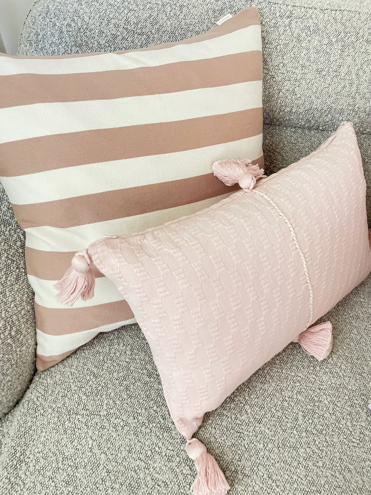 Antigua Pillow - Ballet Slipper Pink Solid