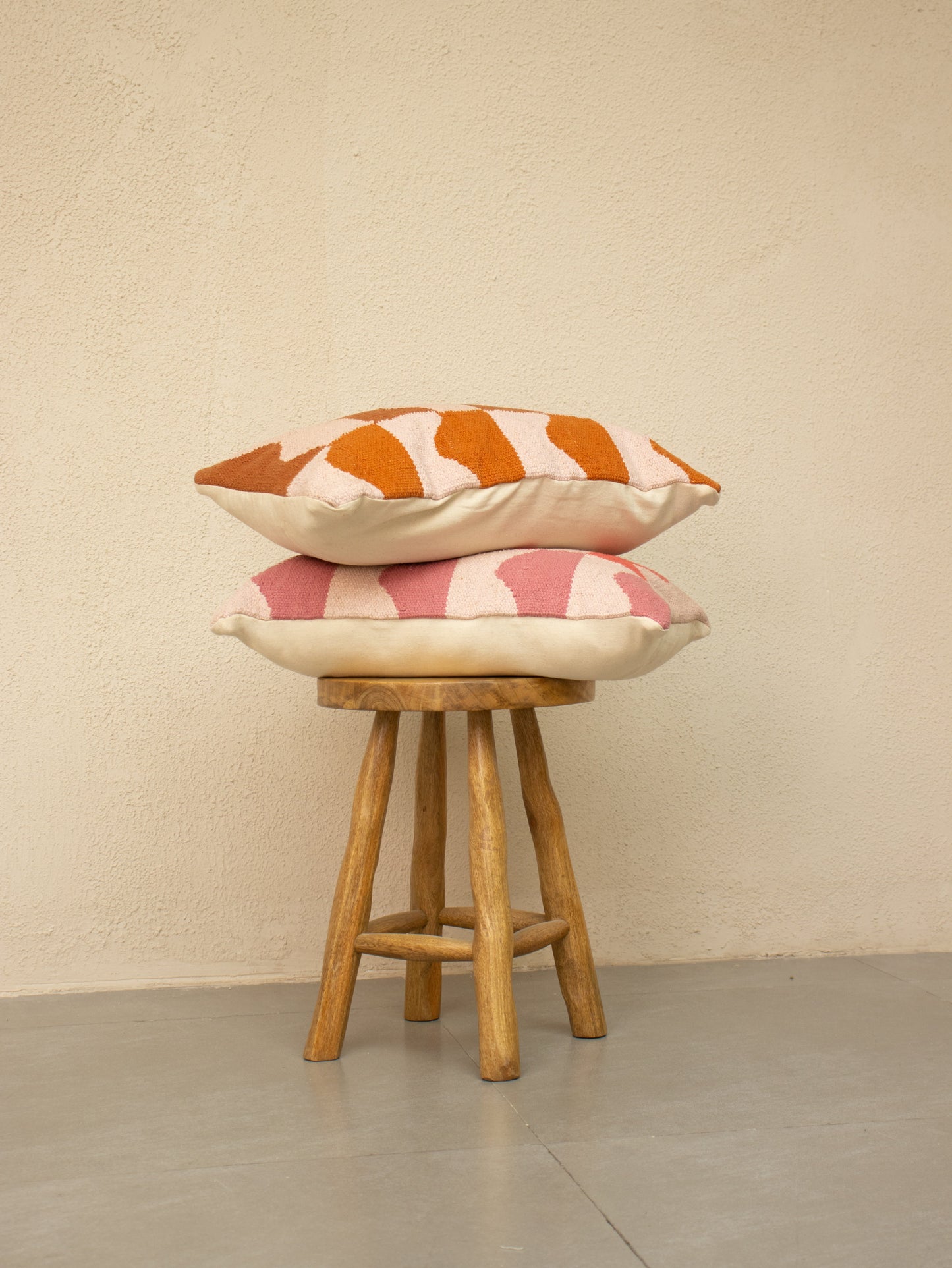 Ocean Lumbar Pillow, Earth - 14x20 Inch